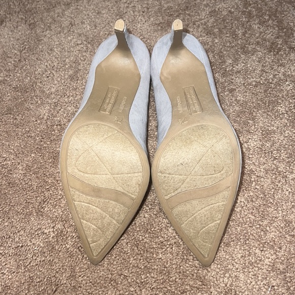 Christian Siriano light grey stilettos; size 7.5 - Picture 4 of 4